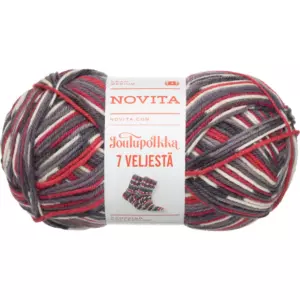 NOVITA LANKA 7 VELJESTÄ JOULUPOLKKA 150G PUNATULKKU