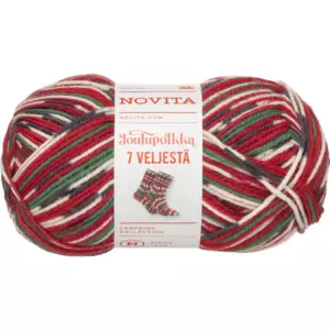 NOVITA LANKA 7 VELJESTÄ JOULUPOLKKA 150G JOULUMAA