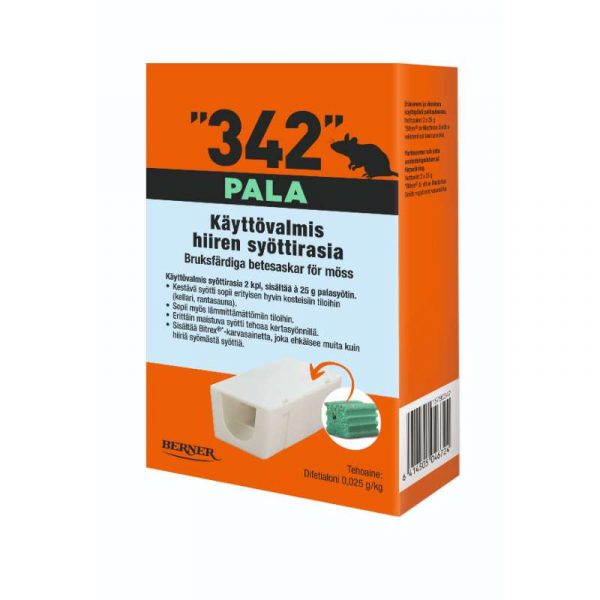 342 SYÖTTIRASIA 2 KPL 25 G PALASYÖTTI