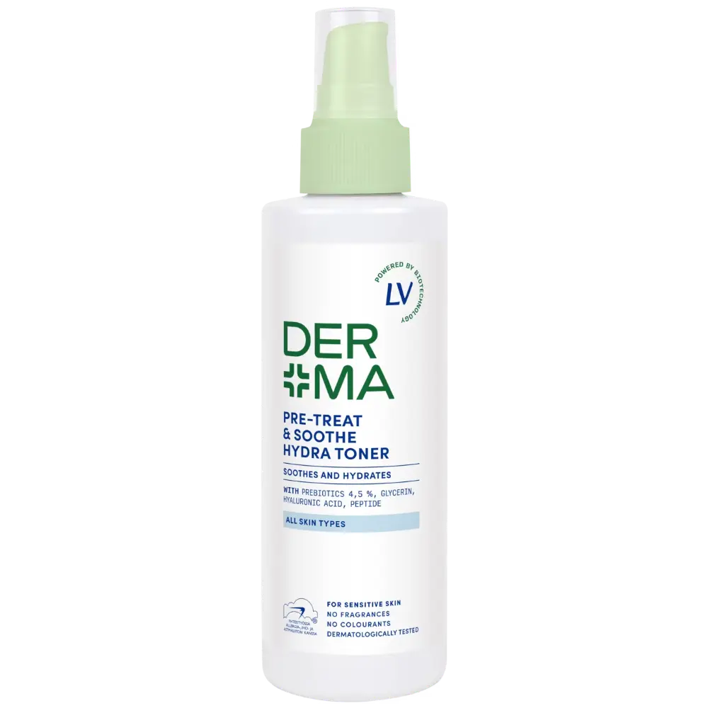 DERMA BY LV 200ML PRE-TREAT&SOOTHE HOITOVESI