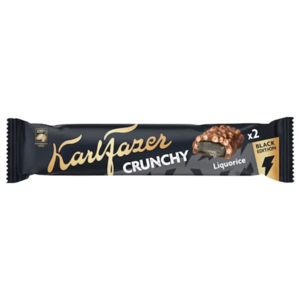 FAZER CRUNCHY LIQUIRICE 55G