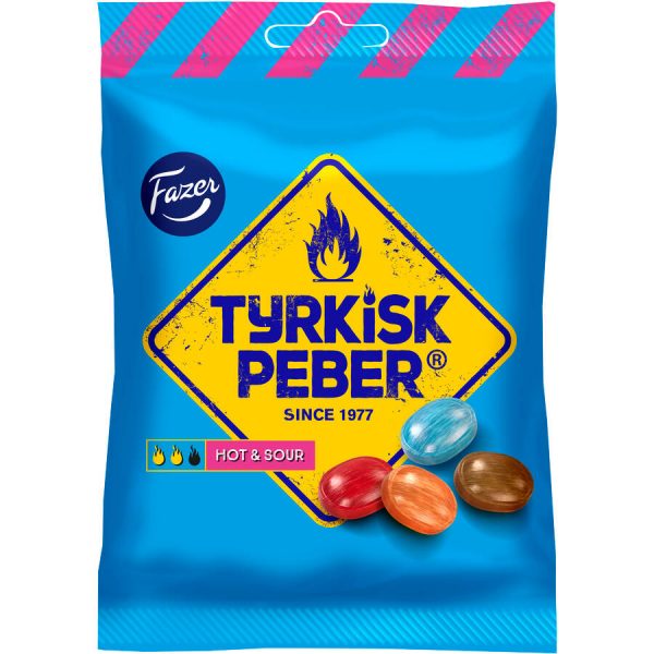 FAZER TURKINPIPPURI HOT&SOUR 150 G