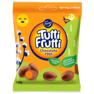 FAZER TUTTIFRUTTI CHOCOLATE EGGS 130G