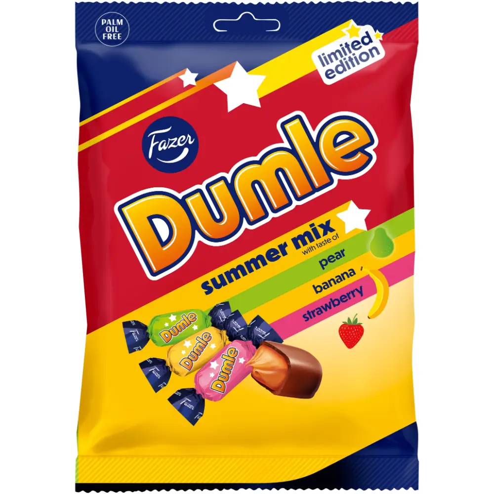 FAZER DUMLE SUMMER MIX BAG 180G