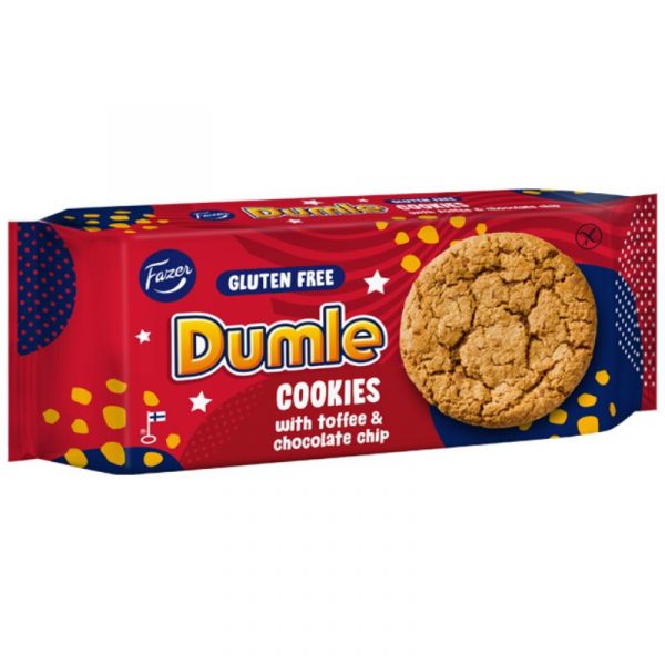 FAZER DUMLE COOKIES 140G GLUTEENITON