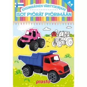 ENSIMMÄINEN VÄRITYSKIRJANI ISOT PYÖRÄT PYÖRIMÄÄN
