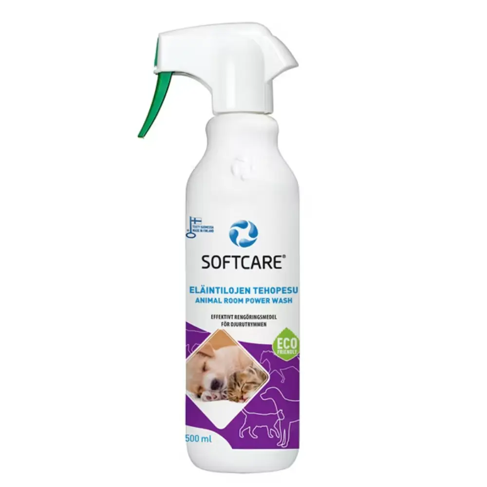 SOFTCARE ELÄINTILOJEN TEHOPESU 500ML