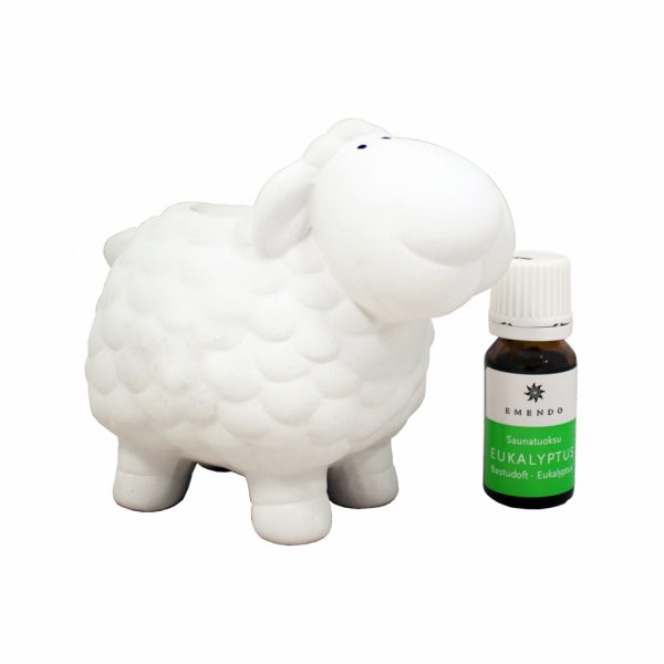 EMENDO SAUNALAMMAS VALKOINEN JA EUKALYPTUS 10 ML