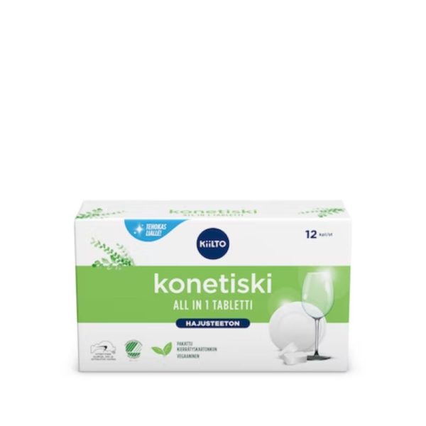 KIILTO KONETISKITABLETTI 12TBL