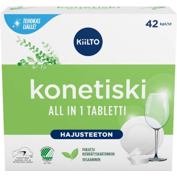 KIILTO AIRI KONETISKITABLETTI 42