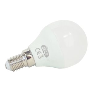 LED MAX MINIPALLOLAMPPU 5W E14 2KPL