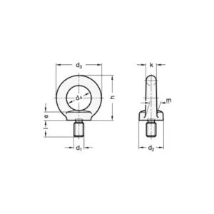 NOSTOSILMUKKA RUUVI M14 DIN580 1KPL 0,49TON