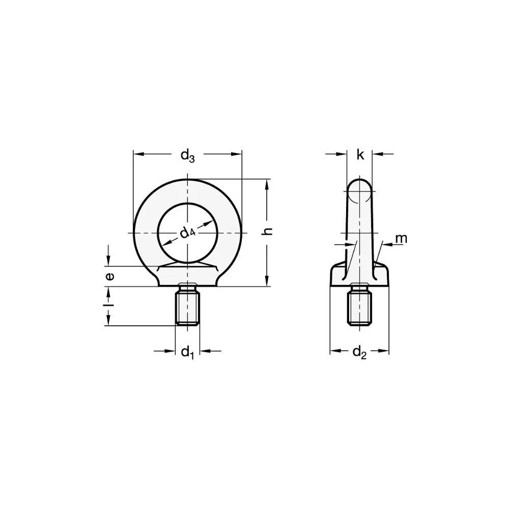 NOSTOSILMUKKA RUUVI M16 DIN580 1KPL 0,70TON