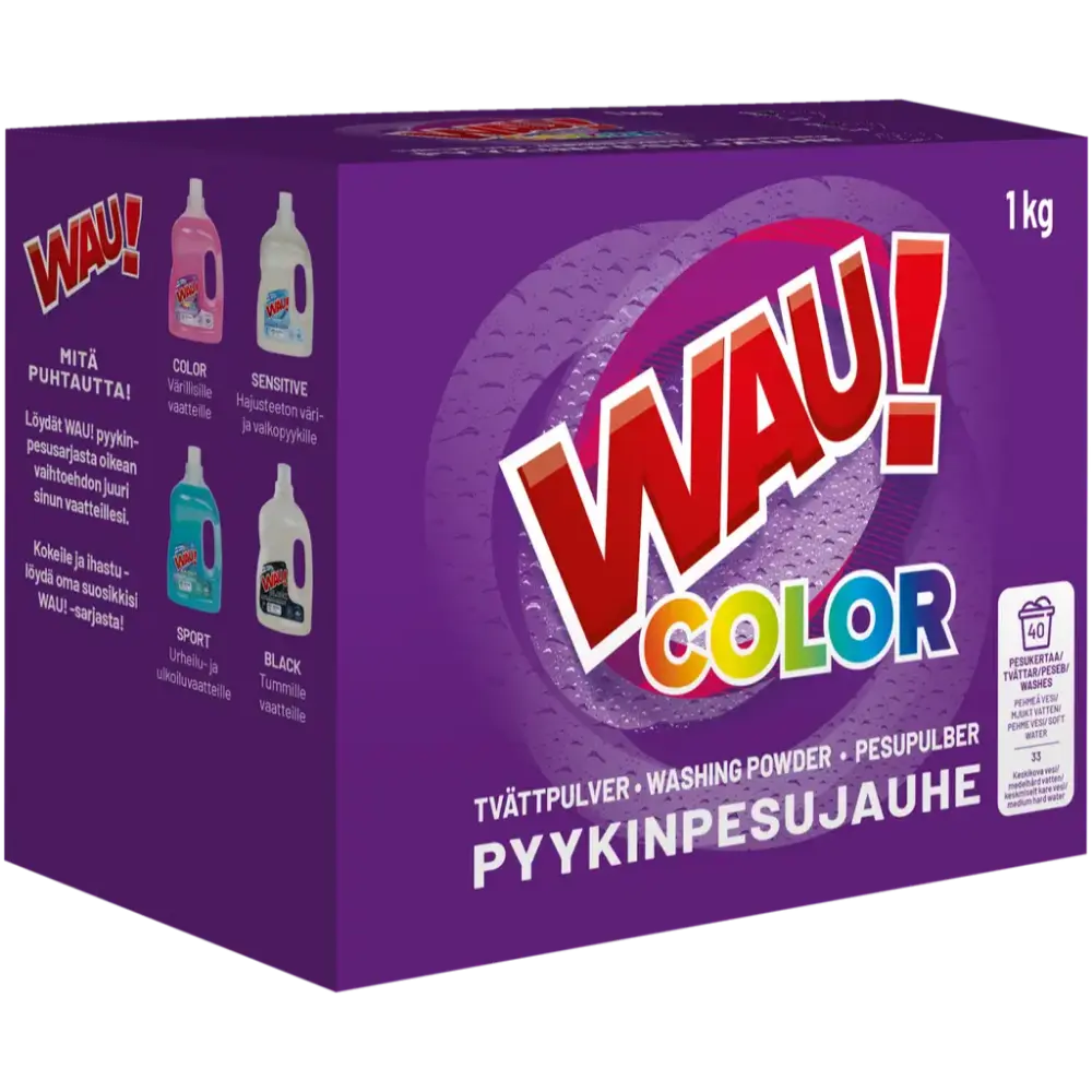 WAU PYYKINPESUJAUHE COLOR KIRJOPYYKILLE 1KG