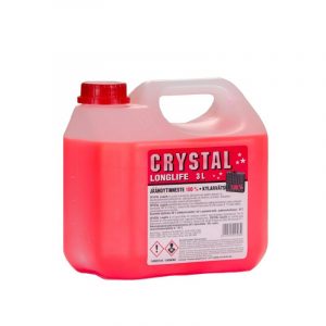 JÄÄHDYTINNESTE CRYSTAL PUNAINEN 3L