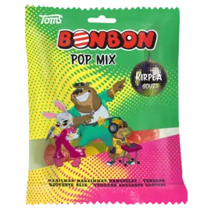 BONBON POP MIX 125G KARKKIPUSSI