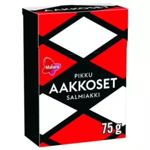 MALACO AAKKOSET PIKKU SALMIAKKI 75G PASTILLI