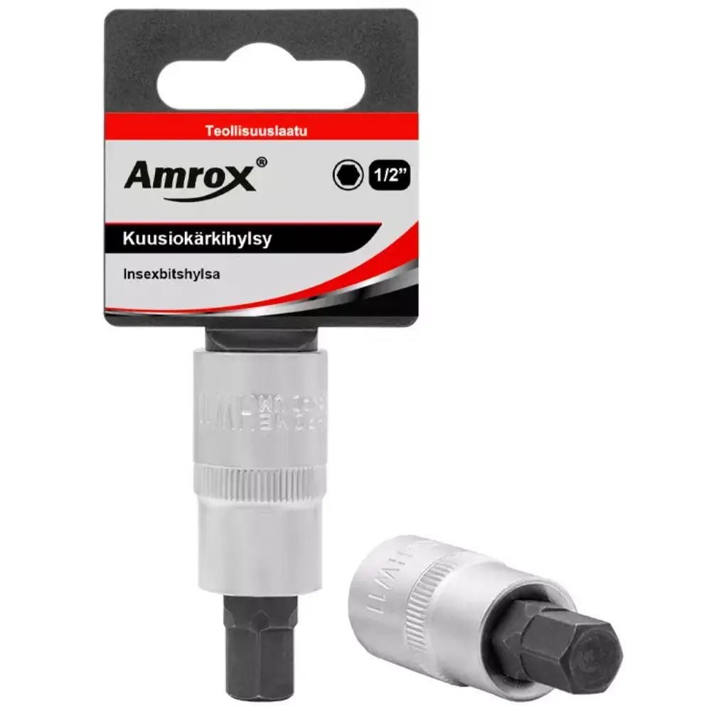 AMROX KUUSIOKÄRKIHYLSY 1/2" 3MM