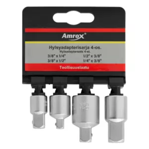 AMROX ADAPTERISARJA HYLSYILLE 4-OSAINEN