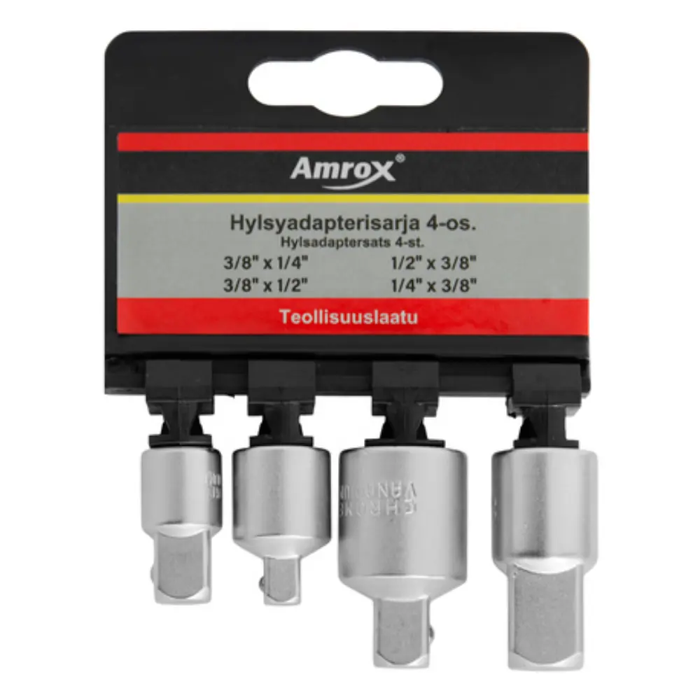 AMROX ADAPTERISARJA HYLSYILLE 4-OSAINEN