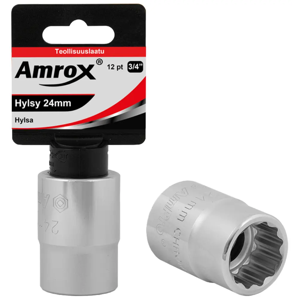 AMROX HYLSY 3/4" 24MM 12PT
