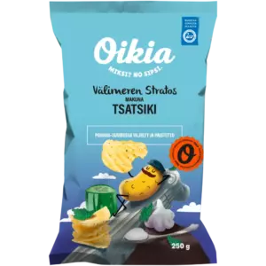 OIKIA VÄLIMEREN STRATOS TSATSIKI PERUNALASTUT 250G