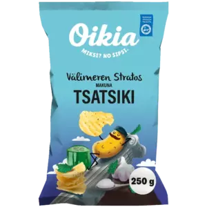OIKIA VÄLIMEREN STRATOS TSATSIKI PERUNALASTUT 250G