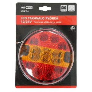 LED-TAKAVALO 12/24 V PYÖREÄ