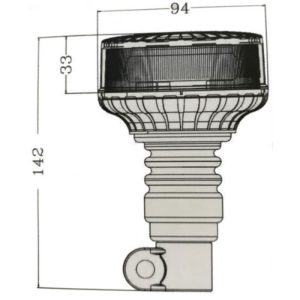 LED VILKKU/MAJAKKA 12/24V MINI