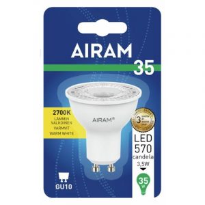 AIRAM LED-LAMPPU 3,5 W GU10