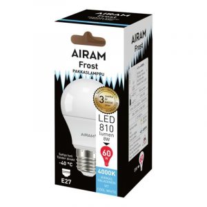 AIRAM LED-PAKKASLAMPPU 8 W E27 4000 K