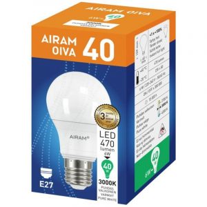 AIRAM OIVA LED-LAMPPU 6 W E27