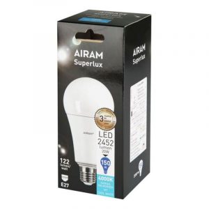 AIRAM SUPERLUX LED-LAMPPU 20 W E27 4000 K