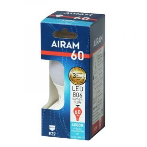 AIRAM LED-LAMPPU 9,5 W E27 4000 K