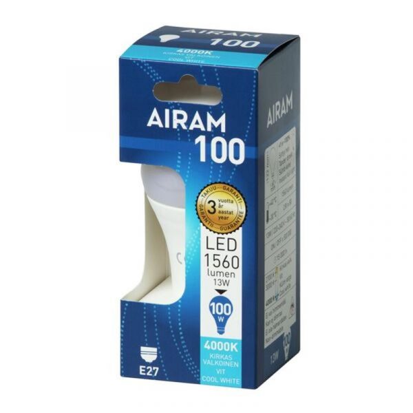 AIRAM LED-LAMPPU 13 W E27 4000 K