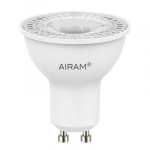 AIRAM LED-LAMPPU 6,5 W GU10 HIMMENNETTÄVÄ