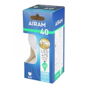 AIRAM LED-LAMPPU 5,5 W E27 4000 K