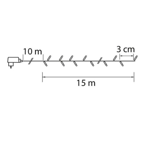 AIRAM TENO LED 15M/500LED