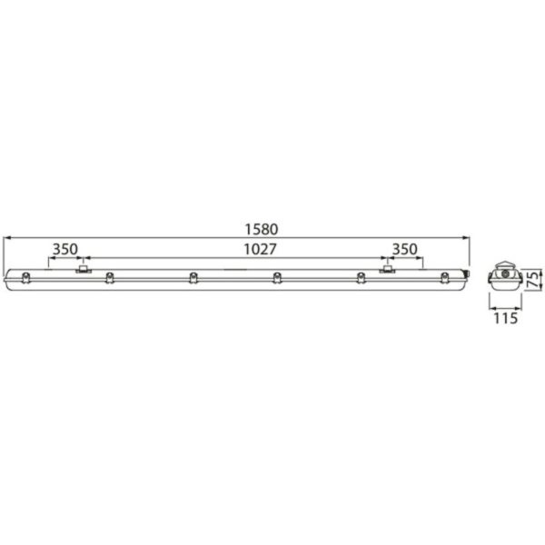 AIRAM GENERIC IP65 2X22W