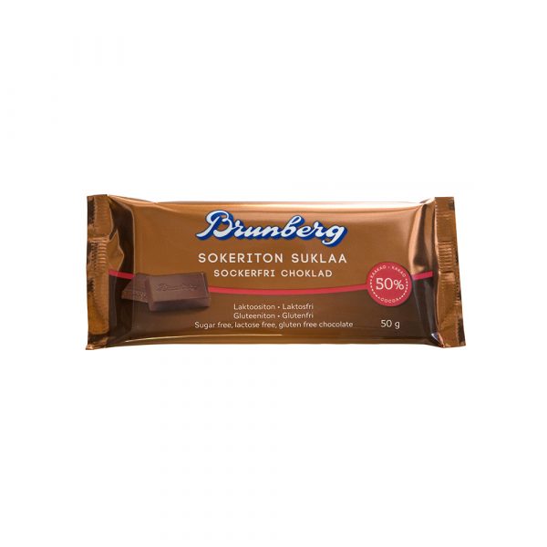 BRUNBERG SOKERITON SUKLAALEVY 50 G