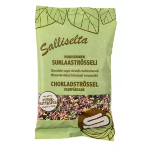 MONIVÄRISUKLAASTRÖSSELI 100 G SALLISELTA