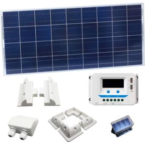 BRIGHTSOLAR 160W AURINKOPANEELISETTI MATKAILUAJONEUVOON
