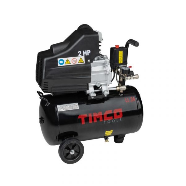 TIMCO PAINEILMAKOMPRESSORI 2 HP 24 L