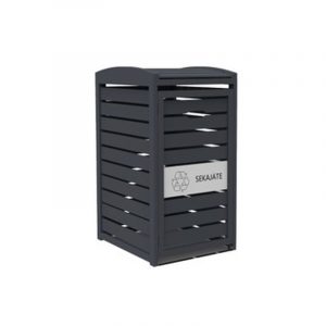 JÄTEASTIASUOJA 240 L TUMMANHARMAA