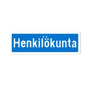 SEKURE HENKILÖKUNTA ALUMIINI 3MM 50X16CM