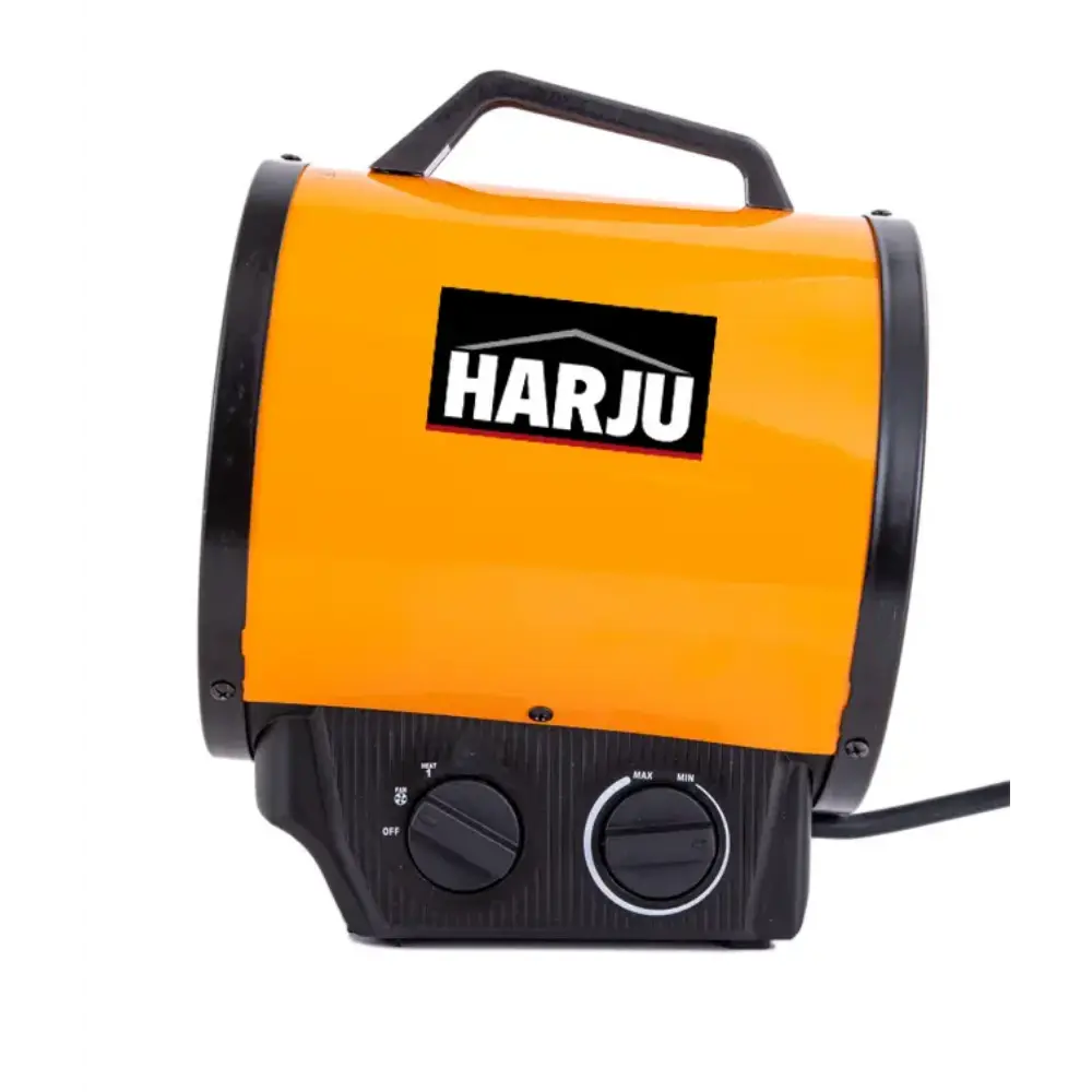 HARJU RAKENNUSLÄMMITIN 2KW PYÖREÄ METALLIA IPX4