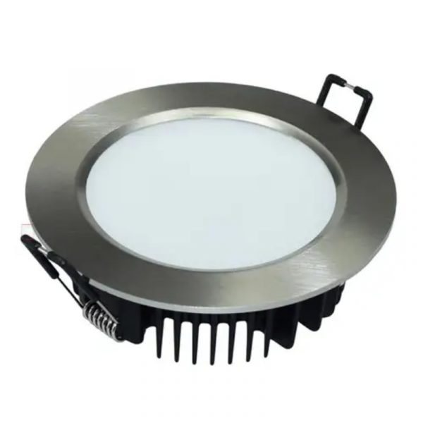 LED-ALASVALO 8W VALK/TERÄS