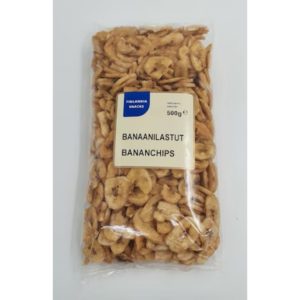 FINLANDIA SNACKS BANAANILASTU 500G