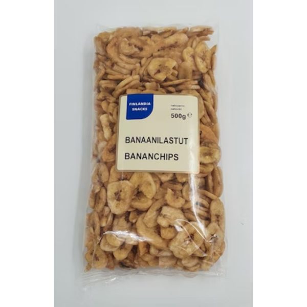 FINLANDIA SNACKS BANAANILASTU 500G