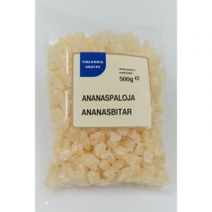 FINLANDIA SNACKS ANANASPALOJA 500G